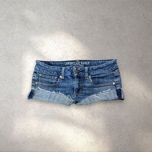 American Eagle Outfitters Low Rise Micro Denim Shorts